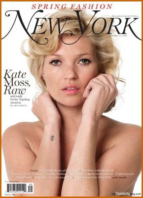 Kate Moss New York Magazine Spring Summer 2009 Cover